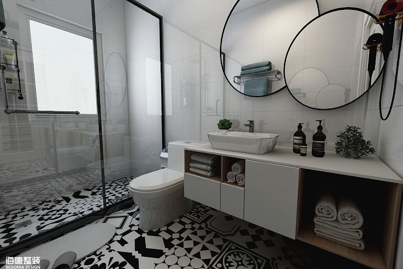 浪漫北欧-龙湖西府原著-三室2厅128平-北欧风格